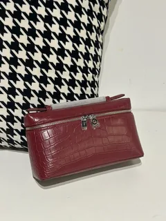 Crocodile Leather Belly Cut 19cm Matte Top Handle Bag Collection WCB108 image 4