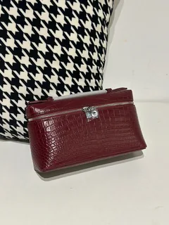 Crocodile Leather Belly Cut 19cm Matte Top Handle Bag Collection WCB108 image 5