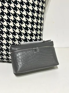 Crocodile Leather Belly Cut 19cm Matte Top Handle Bag Collection WCB108 image 7