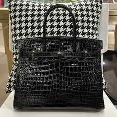Crocodile Leather 30cm Glossy Top Handle Tote Bag Collection WCB141 image 15