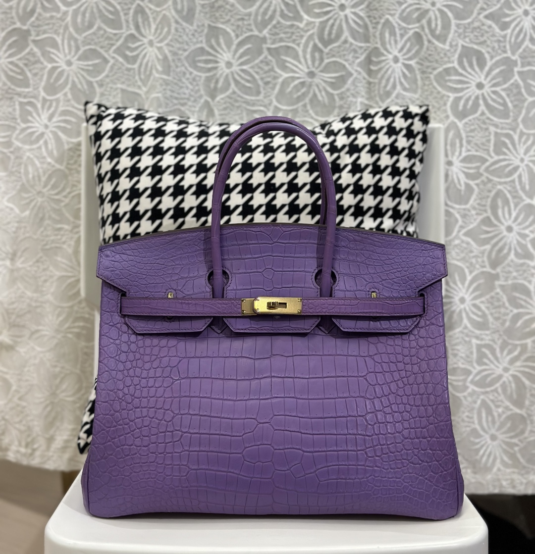 Crocodile Leather 35cm Matte Top Handle Tote Bag Collection WCB148 photo 3