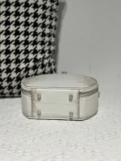Crocodile Leather Himalayan Matte Nile Silver Hardware Round Bag WCB181 image 6