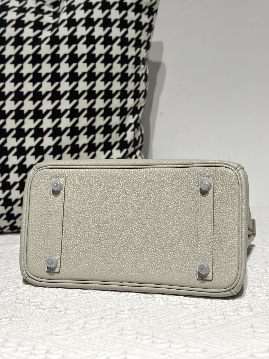 Crocodile Leather 25cm Matte Mixed Leather Silver Hardware Top Handle Tote Bag WCB186 photo 6