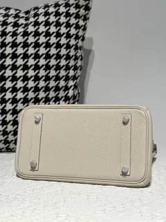 Crocodile Leather Himalayan 25cm Matte Mixed Leather Silver Hardware Top Handle Tote Bag WCB187 image 6