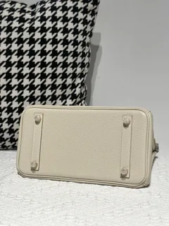 Crocodile Leather Himalayan 25cm Matte Mixed Leather Gold Hardware Top Handle Tote Bag WCB188 image 6