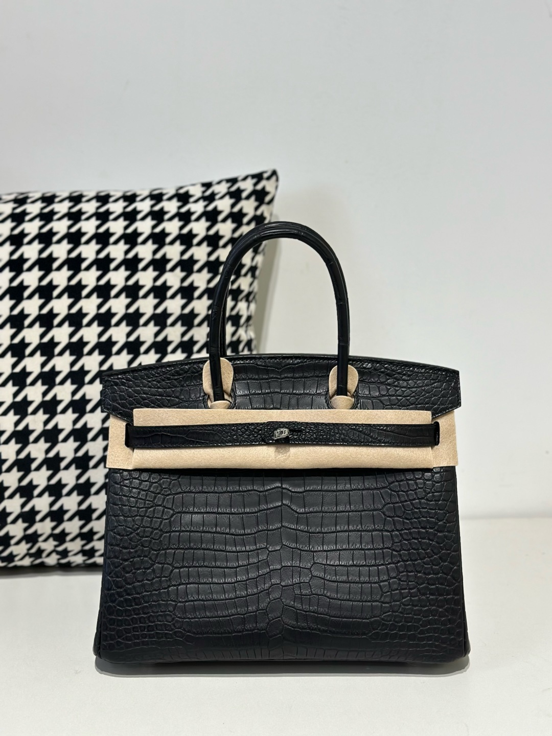 Crocodile Leather 30cm Matte Top Handle Tote Bag Collection WCB208 photo 3