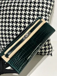 Crocodile Leather 31cm Glossy Top Handle Bag Collection WCB239 image 2