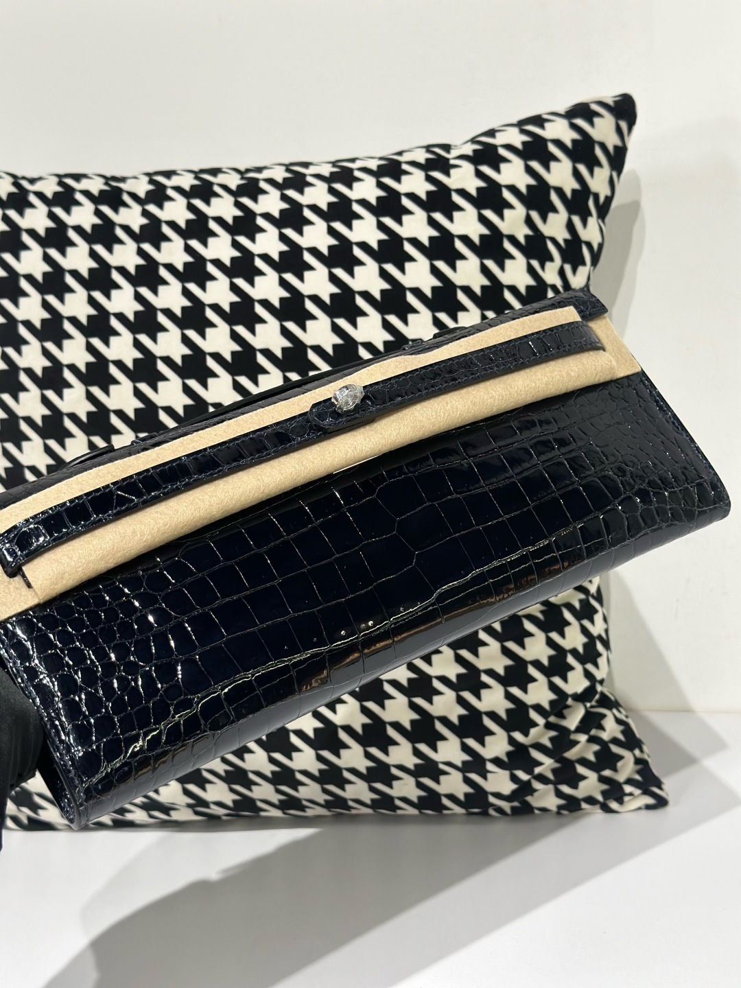 Crocodile Leather 31cm Glossy Top Handle Bag Collection WCB239 image 6