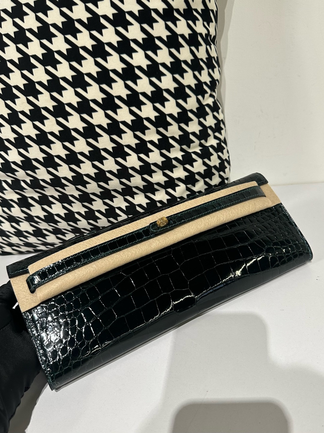 Crocodile Leather 31cm Glossy Top Handle Bag Collection WCB239 image 7
