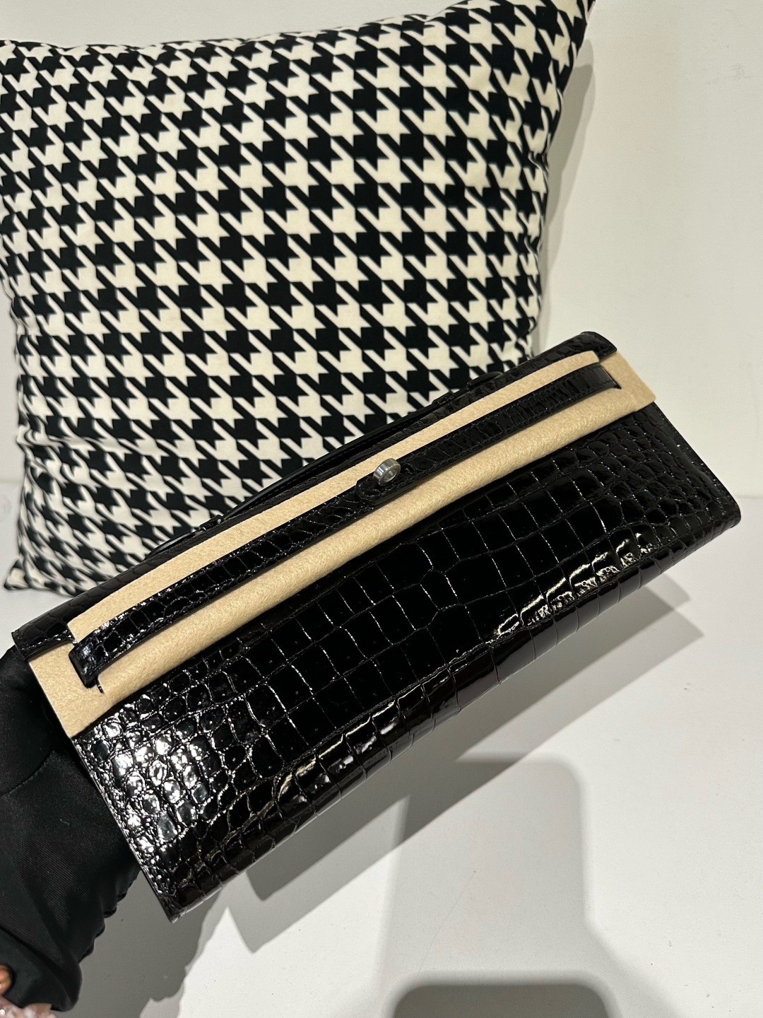 Crocodile Leather 31cm Glossy Top Handle Bag Collection WCB239 image 8