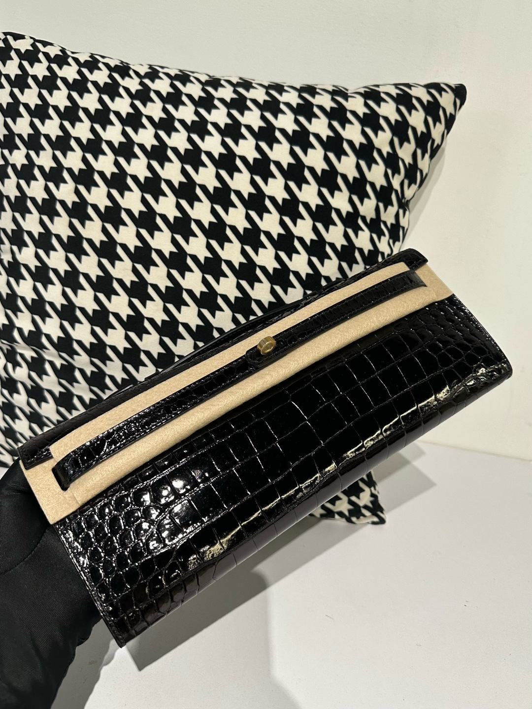 Crocodile Leather 31cm Glossy Top Handle Bag Collection WCB239 image 9