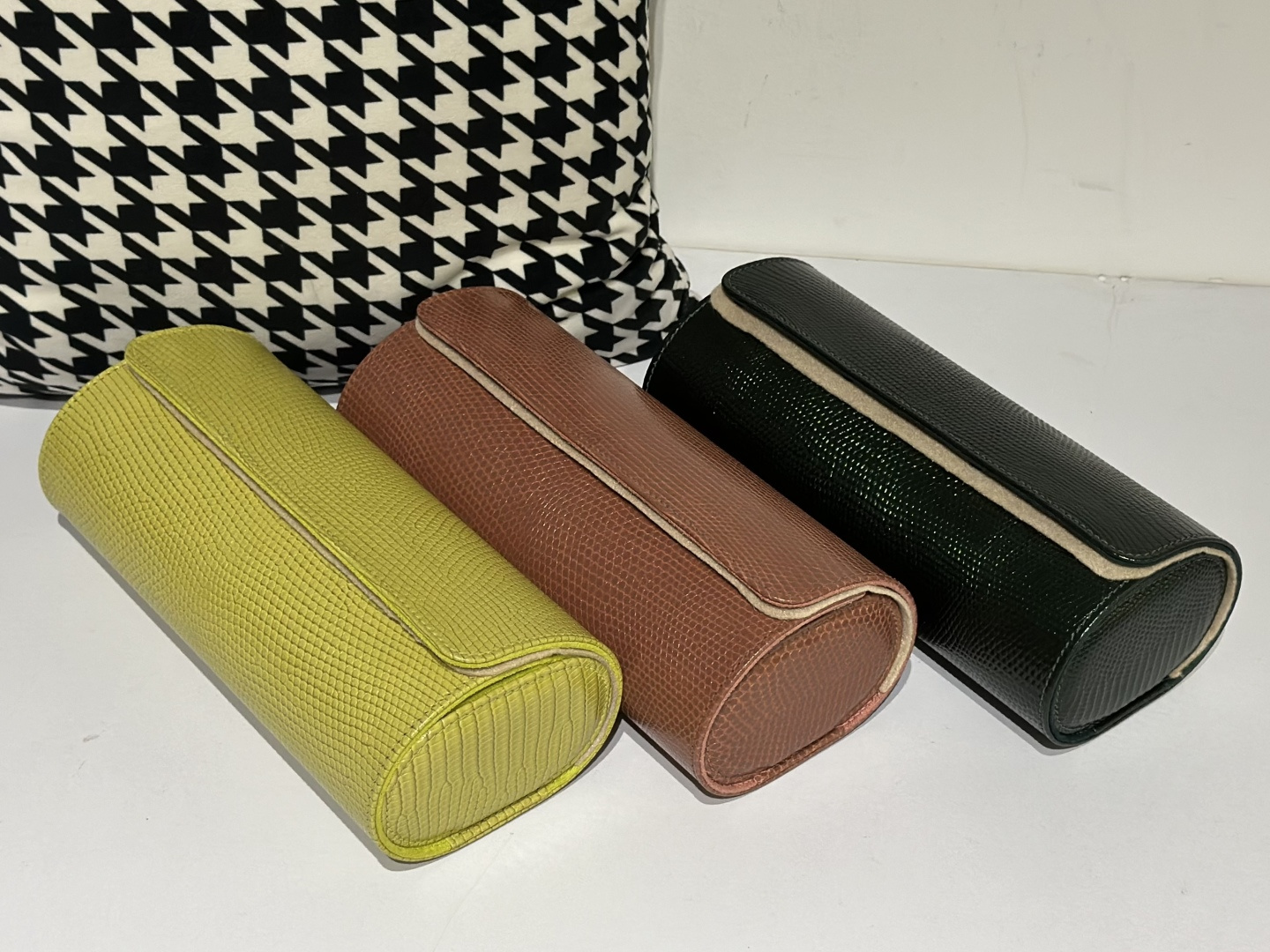 Lizard Leather 22cm Watch Box WLA001