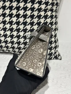 Lizard Leather Natural Pattern Silver Hardware Series I Flap Shoulder Bag WLB006 image 4