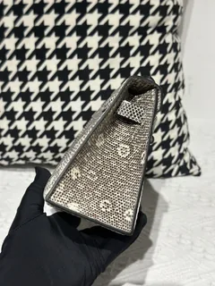 Lizard Leather Natural Pattern Silver Hardware Series I Flap Shoulder Bag WLB006 image 5