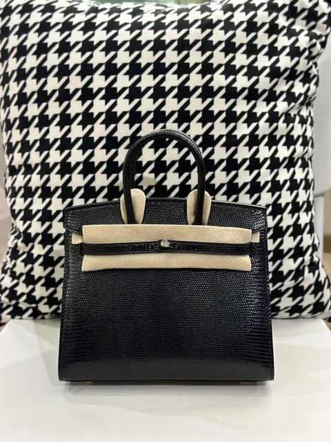 Lizard Leather 20cm Top Handle Tote Bag Collection WLB014