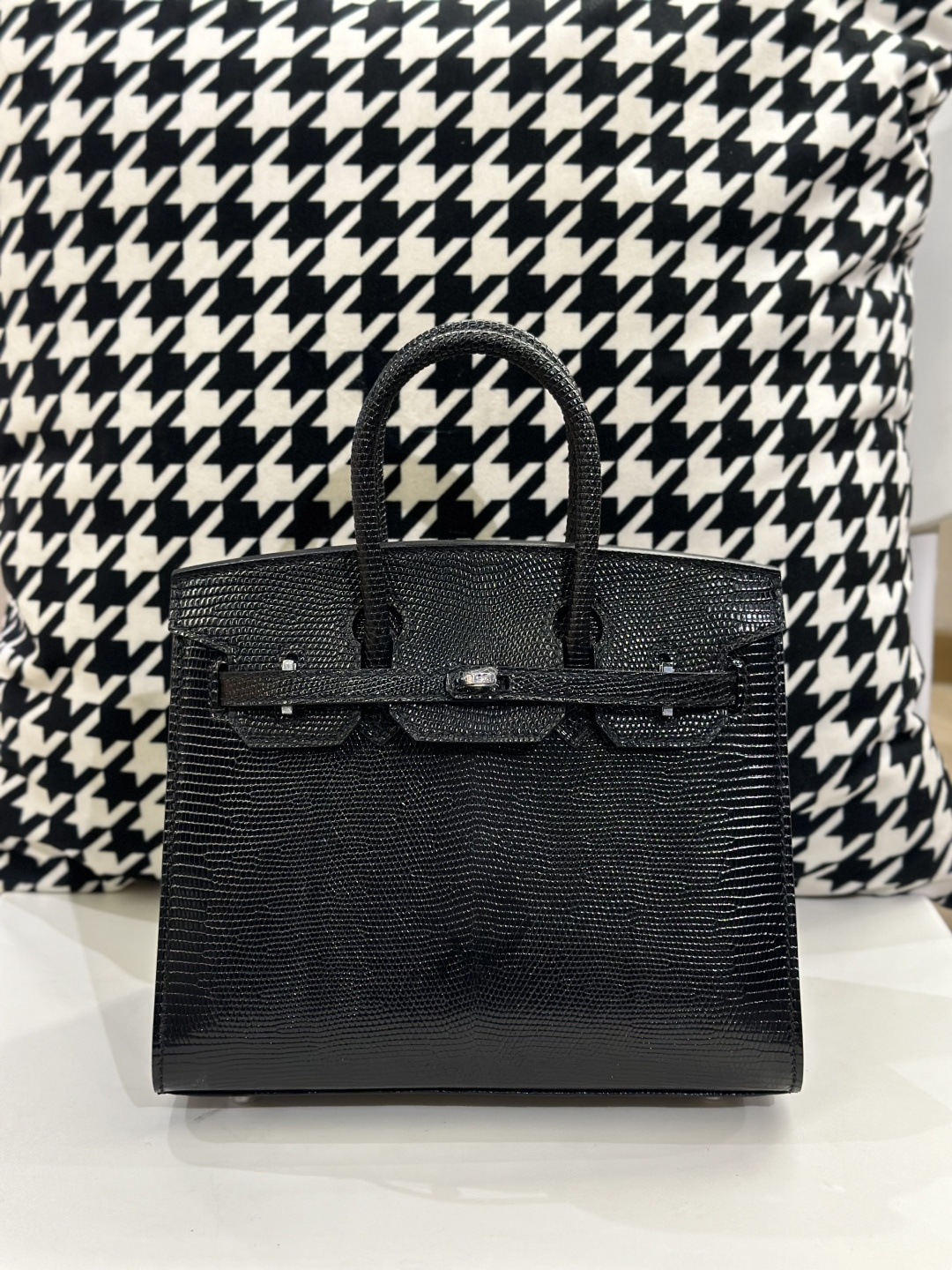 Lizard Leather 20cm Top Handle Tote Bag Collection WLB014 photo 2