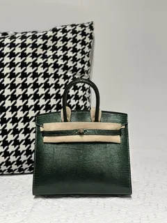 Lizard Leather 20cm Top Handle Tote Bag Collection WLB014 image 7