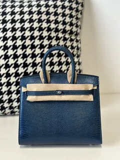 Lizard Leather 20cm Top Handle Tote Bag Collection WLB014 image 9
