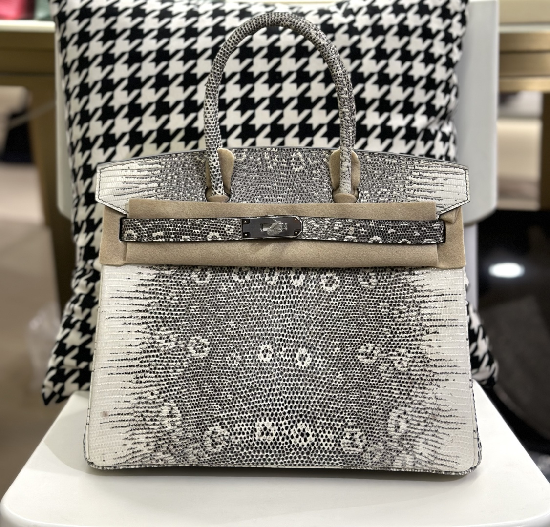 Lizard Leather 30cm Top Handle Tote Bag Collection WLB037 photo 2