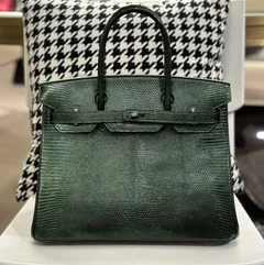 Lizard Leather 30cm Top Handle Tote Bag Collection WLB037 image 3