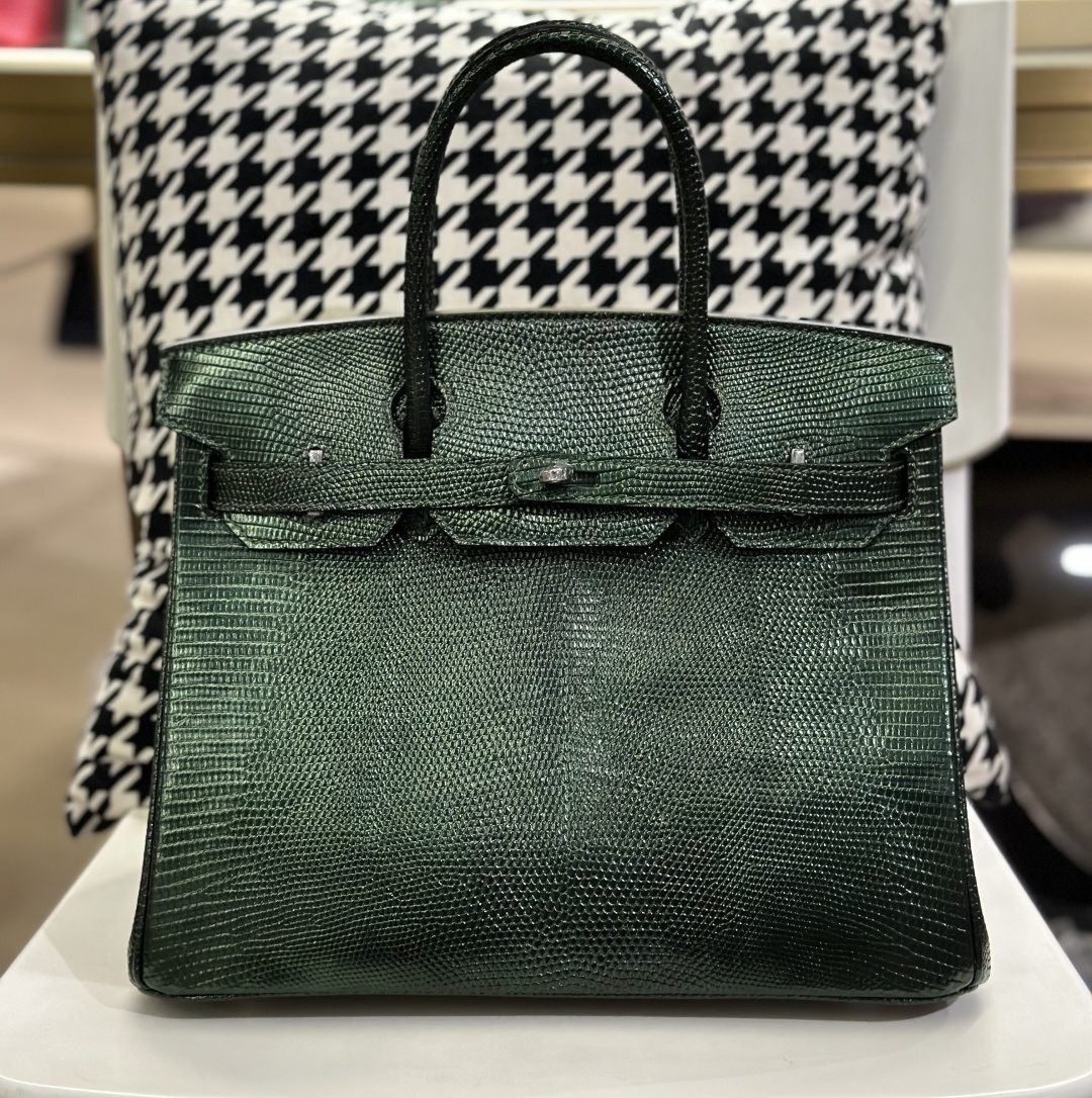 Lizard Leather 30cm Top Handle Tote Bag Collection WLB037 photo 3