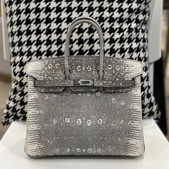 Lizard Leather 25cm Top Handle Tote Bag Collection WLB038 image 2