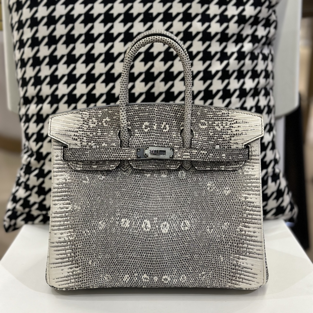 Lizard Leather 25cm Top Handle Tote Bag Collection WLB038 photo 2