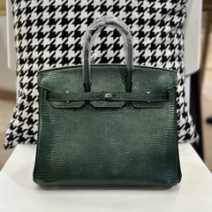 Lizard Leather 25cm Top Handle Tote Bag Collection WLB038 image 5