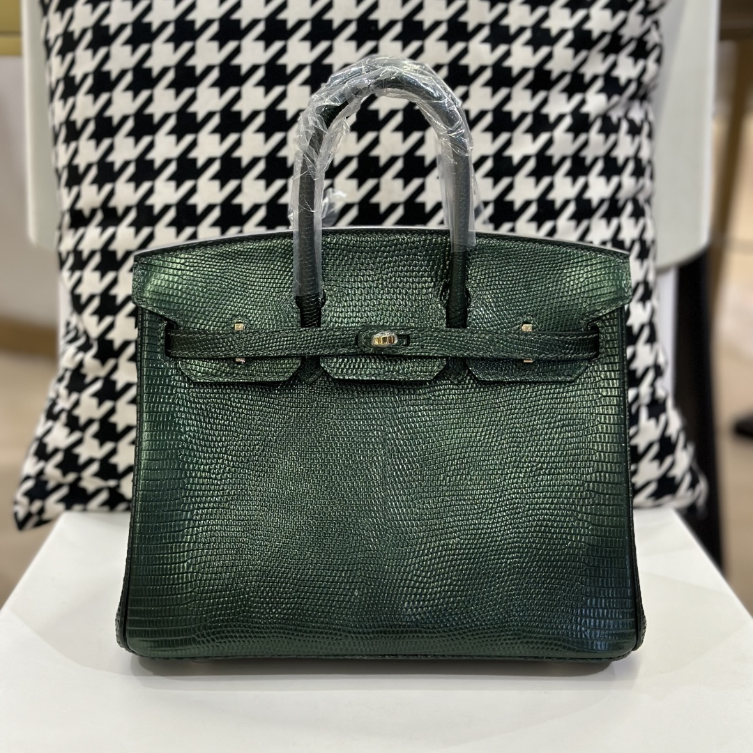 Lizard Leather 25cm Top Handle Tote Bag Collection WLB038 photo 5