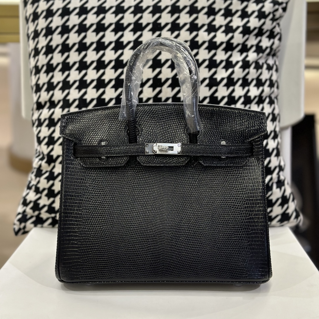 Lizard Leather 25cm Top Handle Tote Bag Collection WLB038 photo 6