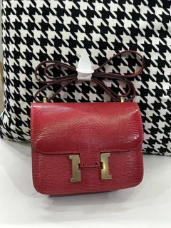 Lizard Leather 18cm Flap Shoulder Bag Collection WLB040 image 1