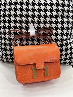 Lizard Leather 18cm Flap Shoulder Bag Collection WLB040 image 2