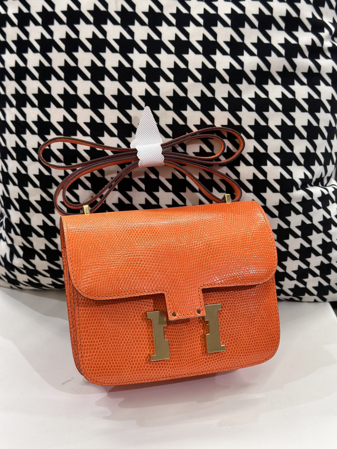 Lizard Leather 18cm Flap Shoulder Bag Collection WLB040 photo 2
