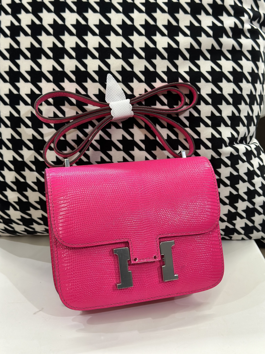 Lizard Leather 18cm Flap Shoulder Bag Collection WLB040 photo 3