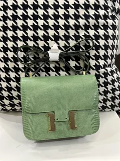 Lizard Leather 18cm Flap Shoulder Bag Collection WLB040 image 4