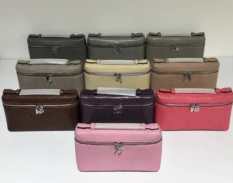 Lizard Leather 19cm Top Handle Bag Collection WLB050