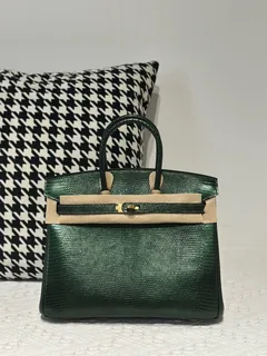 Lizard Leather 25cm Top Handle Tote Bag Collection WLB079 image 13