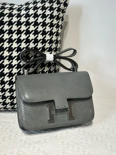 Lizard Leather 23cm Flap Shoulder Bag Collection WLB092 image 1