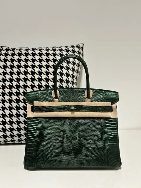 Lizard Leather 30cm Top Handle Tote Bag Collection WLB093
