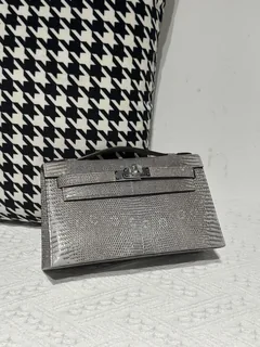 Lizard Leather Series I Flap Shoulder Bag Collection WLB100 image 4