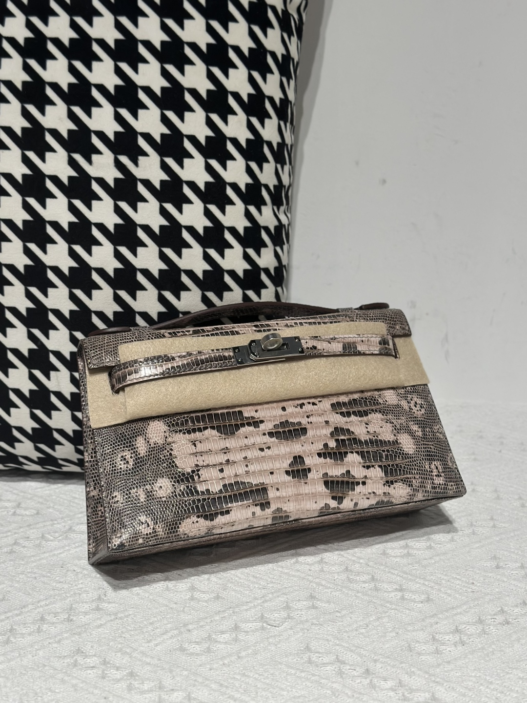 Lizard Leather Series I Flap Shoulder Bag Collection WLB100 image 5