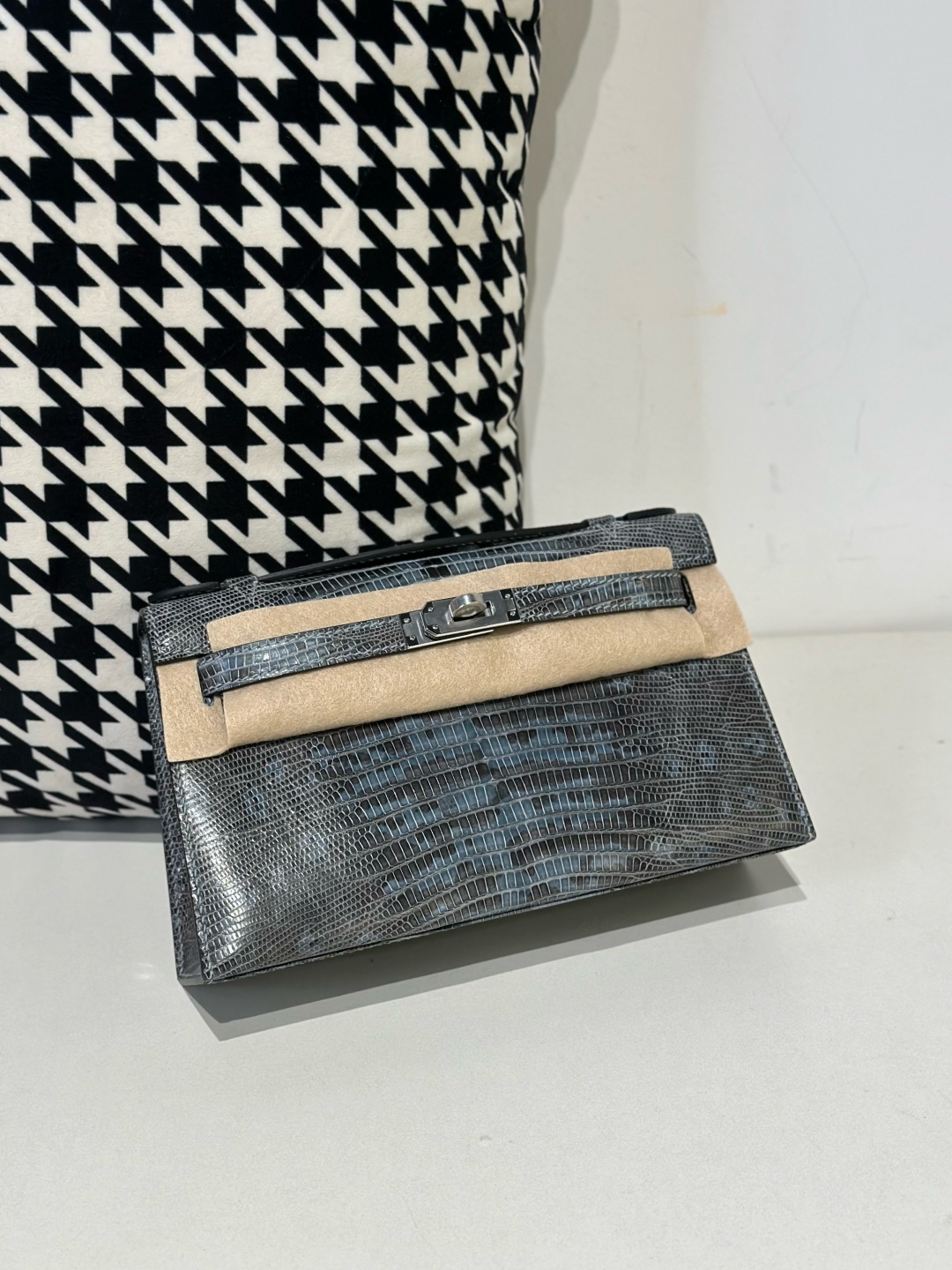 Lizard Leather Series I Flap Shoulder Bag Collection WLB100 image 6