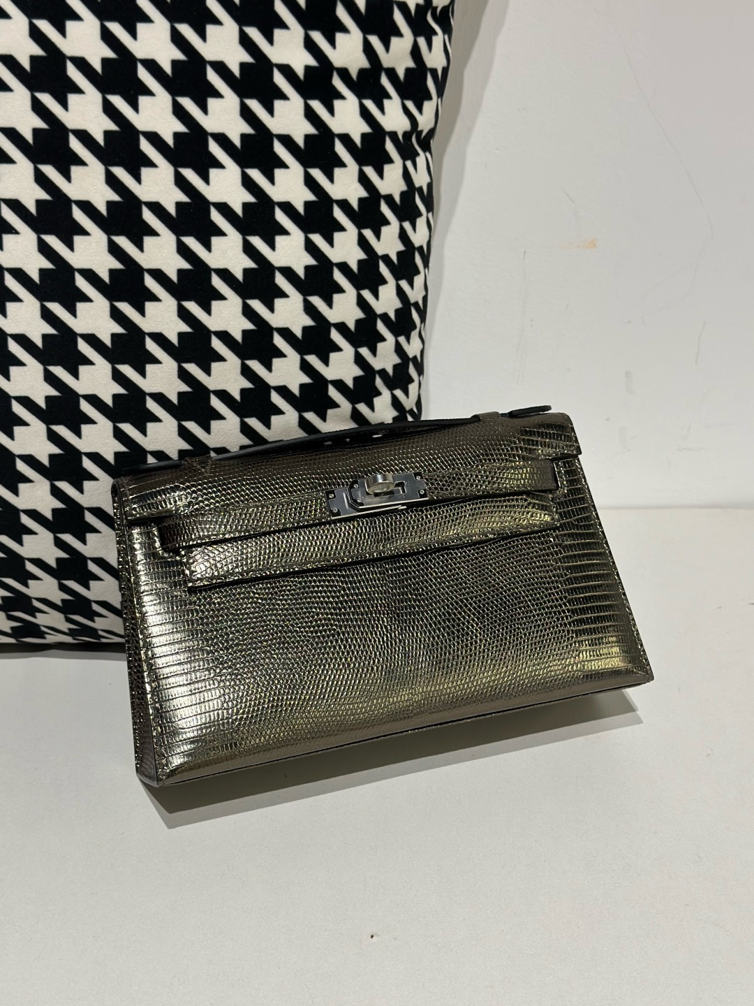 Lizard Leather Series I Flap Shoulder Bag Collection WLB100 image 7
