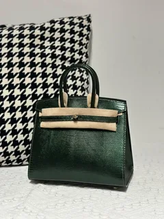 Lizard Leather 20cm Top Handle Tote Bag Collection WLB109 image 2