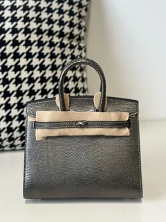 Lizard Leather 20cm Top Handle Tote Bag Collection WLB109 image 7