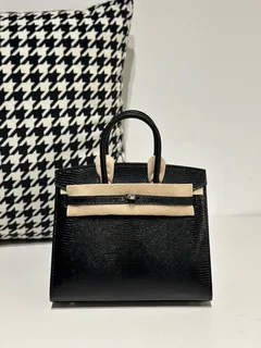Lizard Leather 20cm Top Handle Tote Bag Collection WLB109 image 9