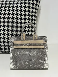 Lizard Leather 20cm Top Handle Tote Bag Collection WLB109 image 13