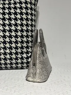 Lizard Leather 19cm Natural Pattern Silver Hardware Bag Collection WLB120 image 4
