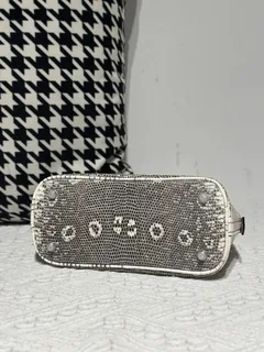 Lizard Leather 19cm Natural Pattern Silver Hardware Bag Collection WLB120 image 6