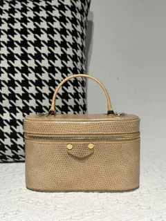 Lizard Leather Milk Tea Beige Gold Hardware Bag Collection WLB121 image 1